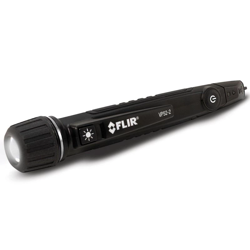 FLIR VP52-2 bezkontakta sprieguma testeris CAT IV 1000 V LED, vibrācija, akustisks Kabatas Melns