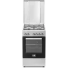 Gāzes plīts virsma un elektriskā cepeškrāsns SIMFER 5405SERGG, nerūsējošais tērauds, 4 zonas, 50 cm
