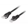 LANBERG Cat6 U/UTP tīkla kabelis PCU6-10CU-0500-BK, RJ-45 uz RJ-45, 5 m, melns
