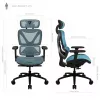 ThunderX3 XTC Ergonomisks biroja krēsls - melns/zils