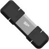 Silicon Power SP128GBUC3C51V1S USB zibatmiņa 128 GB USB Type-A / USB Type-C 3.2 Gen 1 (3.1 Gen 1) Melna, Sudraba