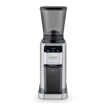 Caso kafijas dzirnaviņas | Barista Chef nerūsējošais tērauds | 150 W | Kafijas pupiņu ietilpība 250 g | Krūzīšu skaits 12 gab. | Nerūsējošais tērauds