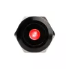DimasTech vandāldroša spiedpoga 22 mm Melnsline Dot RGB PD223