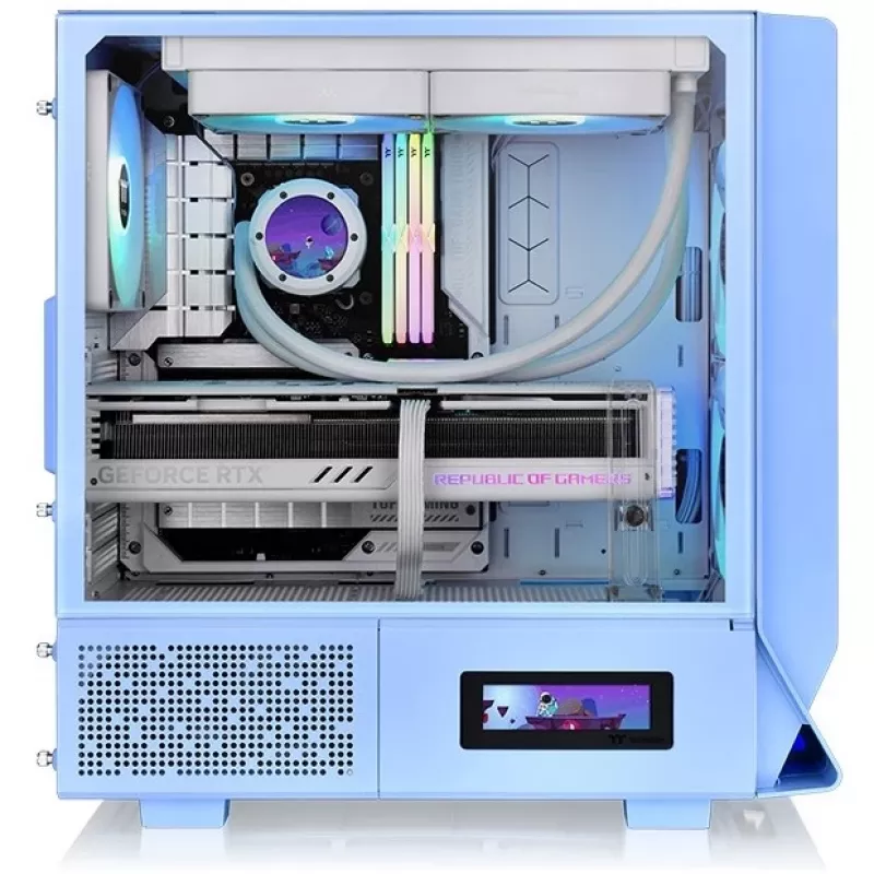 Thermaltake Ceres 330 TG - Midi Tower - PC - Zils - ATX - EATX - micro ATX - Mini-ITX - SPCC - Rūdīts stikls - 18,5 cm (CA-1Y2-00MFWN-00)
