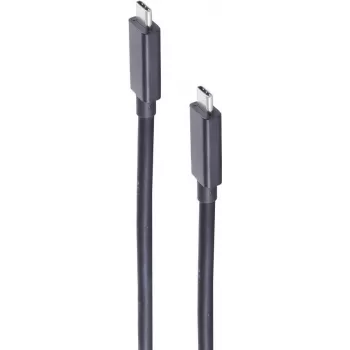 USB kabelis USB4 Gen 3x2 ShiverPeaks BS13-65155 1,5 m melns