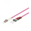komutācijas kabelis LWL Duplex OM4 (Multimode, 50/125) LC/ST, LSZH, reversible polarity, 7,5m, Good Connections®