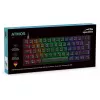 Mehāniska spēļu tastatūra Speedlink ATMOS RGB — kompakts izkārtojums, RGB fona apgaismojums