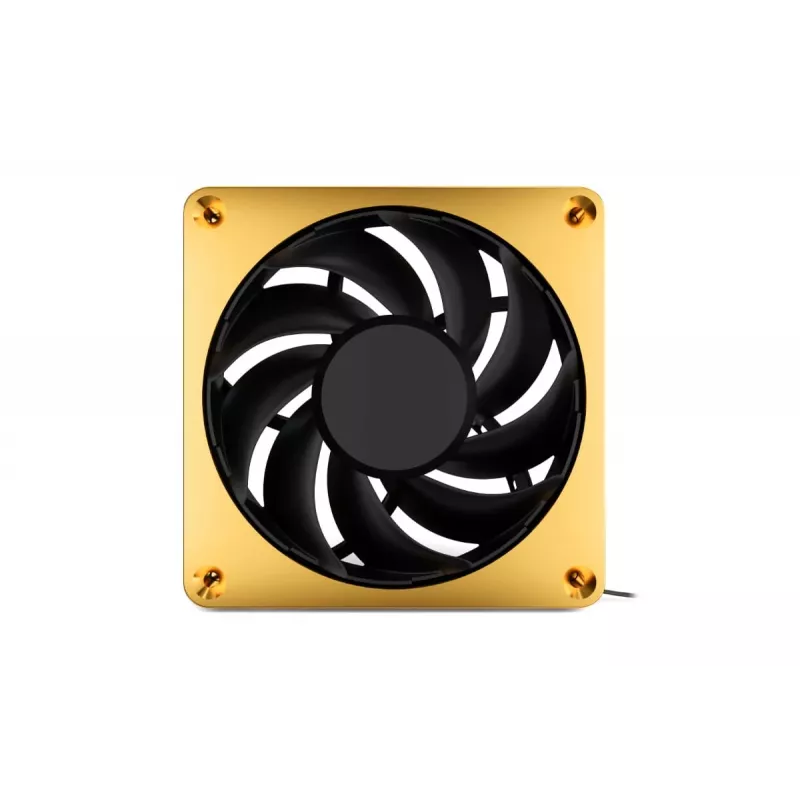 Ventilatora modulis Alphacool 13854 Plastmasa Melns Zelts 12V 320g