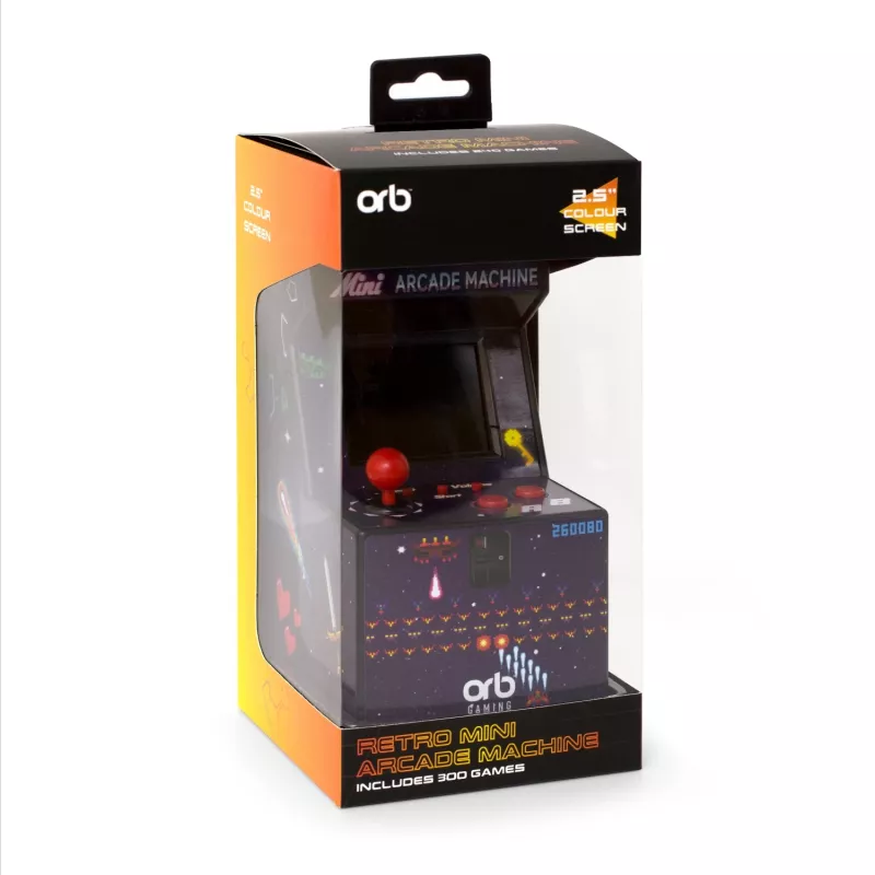 Thumbs Up ORB Mini Arcade Machine, Aufrecht stehender Arkadenschrank, Zēni/Meitenes, 6 gadi, 6,35 cm (2,5 collas), TFT, Daudzkrāsains