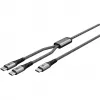 Goobay 75739 USB kabelis, melns