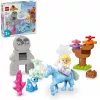 LEGO DUPLO rotaļu komplekts 10418 — Disney Elsa un Bruni Apburtajā mežā, 31 detaļa, no 2+ gadiem