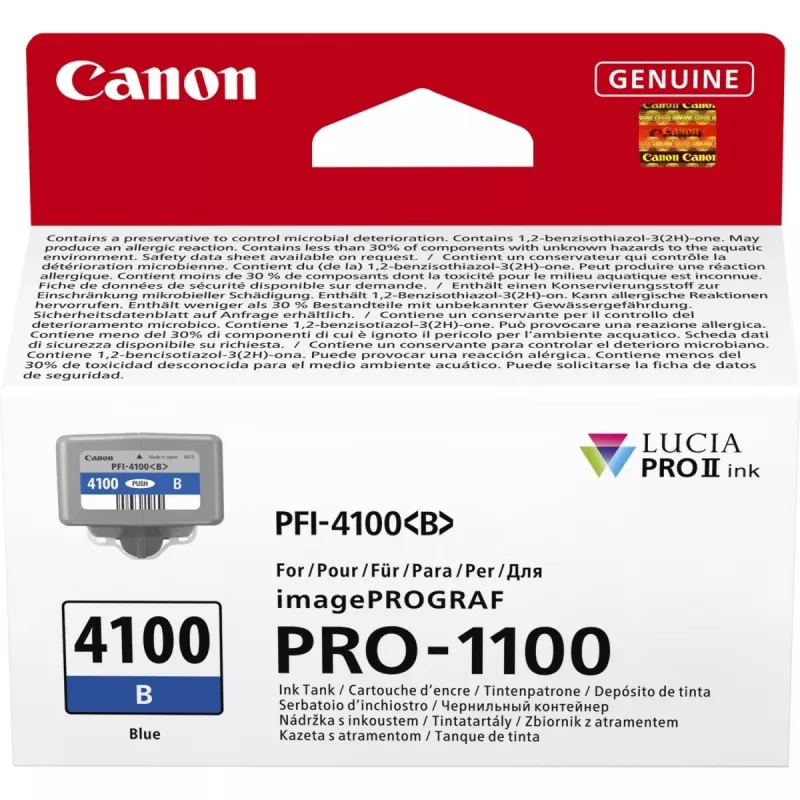 Canon LUCIA PRO II tintes kasetne 1 gab. Oriģināla standarta ietilpība zila