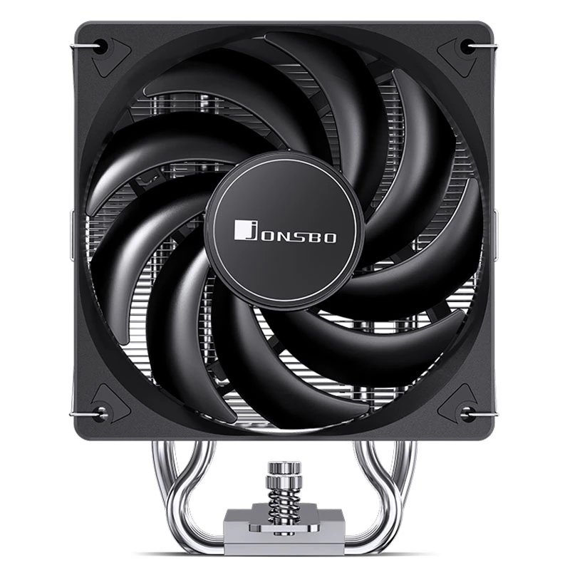 Procesora gaisa dzesētājs Jonsbo CR-1000 EVO, 120 mm ventilators, 600–1500 RPM, hidrauliskais gultnis, melns