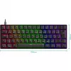 Mehāniska spēļu tastatūra Speedlink ATMOS RGB — kompakts izkārtojums, RGB fona apgaismojums