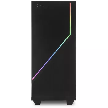 Sharkoon RGB FLOW Midi Tower ATX bez barošanas bloka USB/Audio