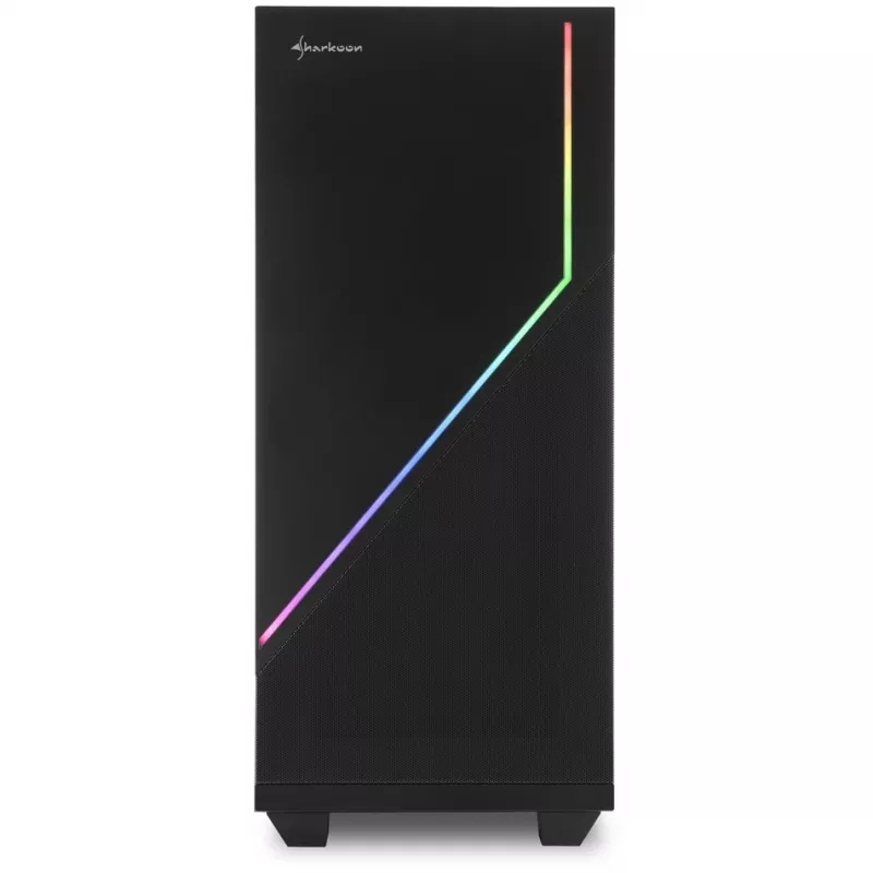 Sharkoon RGB FLOW Midi Tower ATX bez barošanas bloka USB/Audio