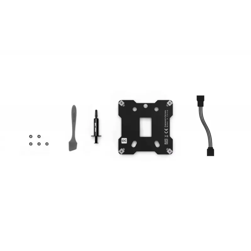 Aukstā plāksne Alphacool 13851 akrila caurspīdīga 88x88x32.3mm