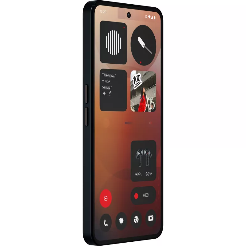 Nothing Phone (3a) 17,2 cm (6,77 inch) Dual SIM Android 15 5G USB Type-C 8 GB 128 GB 5000 mAh Melns