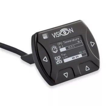 Aqua Computer VISION Touch ar ārējo USB kabeli, IR, temperatūras mērīšanu