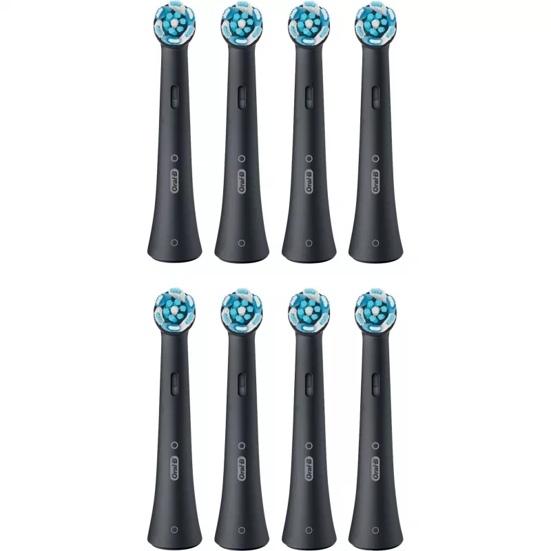 Rezerves zobu birstes galviņas Oral-B IOUR8BK 8 gab., melna