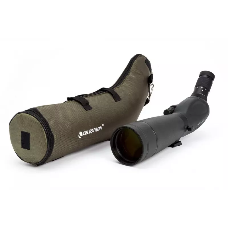 Celestron TrailSeeker 80-45 grādu tālskatis 60x BaK-4 melns