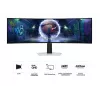 Monitors Samsung Odyssey G9 OLED 49 collu OLED 5120 x 1440
