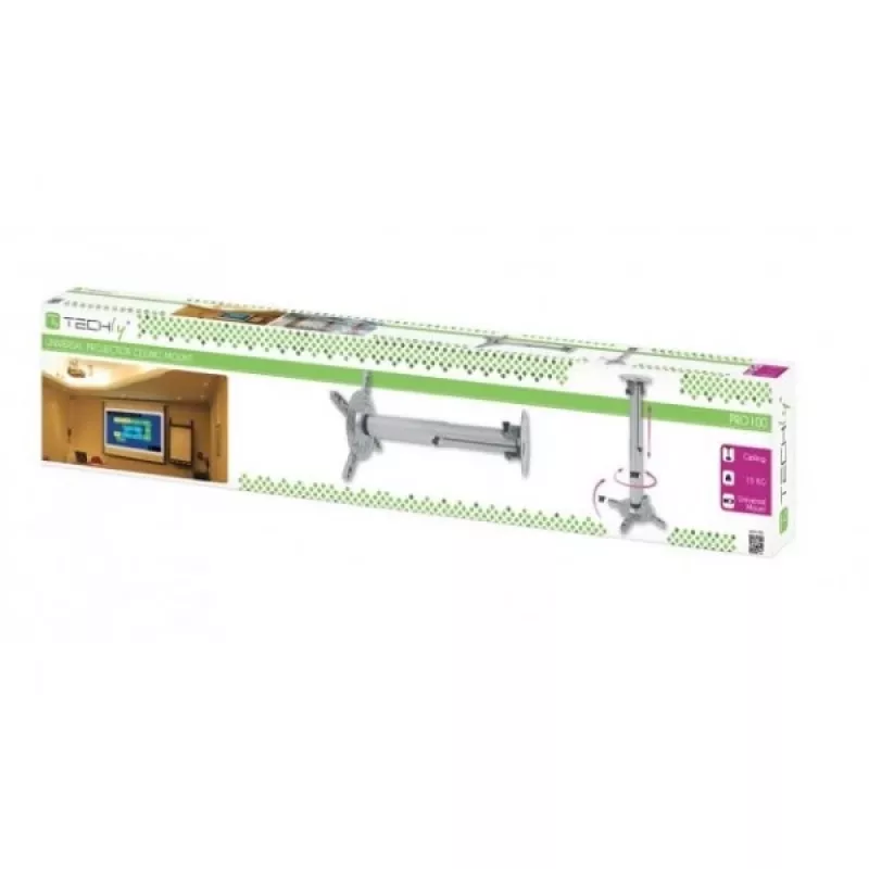 Techly ICA-PM-104XL projekcijas stiprinājums Griestu Sudraba