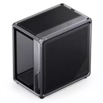 PC korpuss Jonsbo X400, Midi-Tower ATX, rūdīta stikla sānu panelis, pelēks