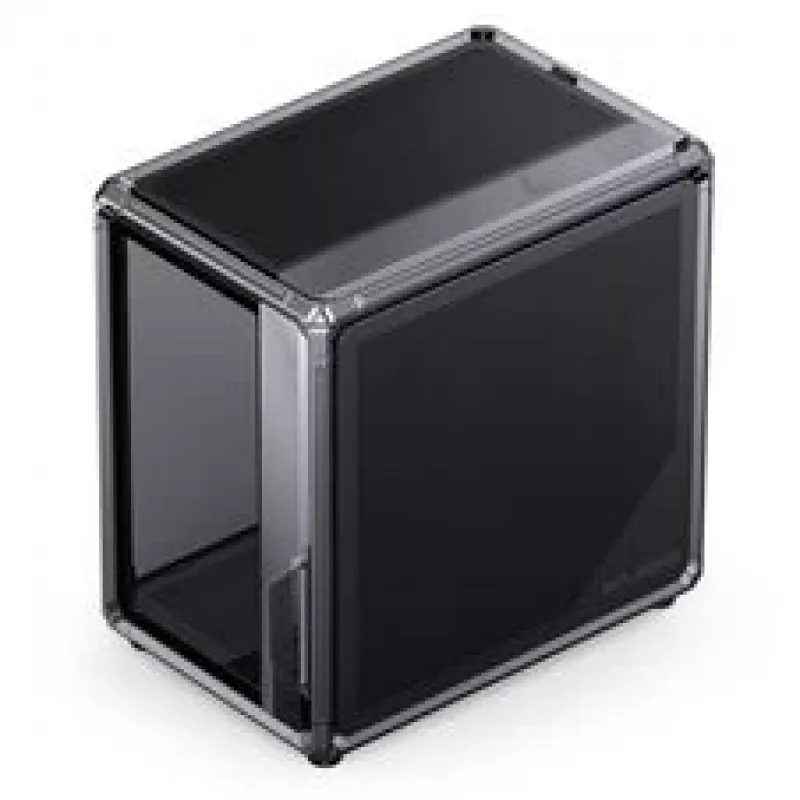 PC korpuss Jonsbo X400, Midi-Tower ATX, rūdīta stikla sānu panelis, pelēks