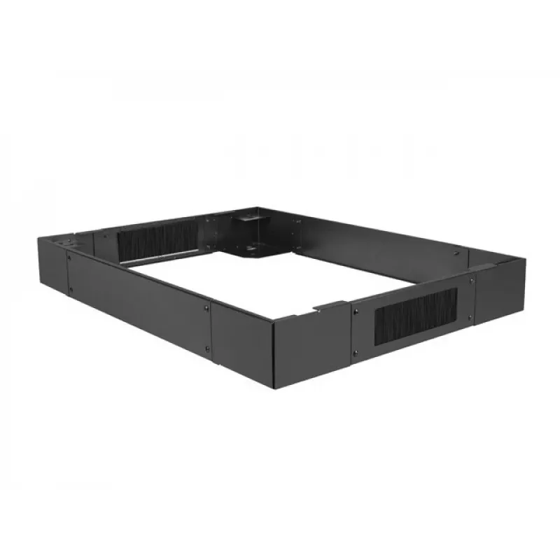 Rack plinth LANBERG CK01-66-B, 19 inch (48.3 cm) mounting, 600 mm width, Melns