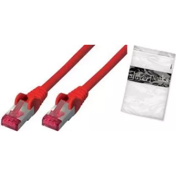 Tīkla kabelis ShiverPeaks BS75711-AR sarkans 1 m