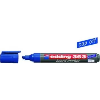 Pastāvīgais marķieris Edding e-363 zils, uzgaļu izmēri 1 mm un 5 mm
