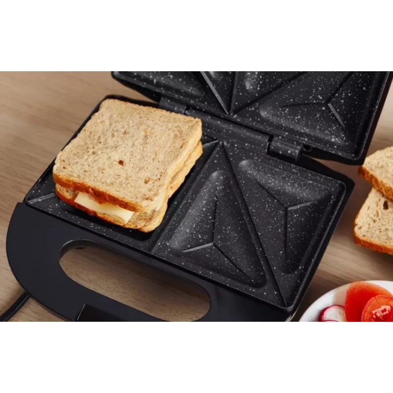 ELDOM Sandwich RUDDY, 750 W, granīta plāksnes