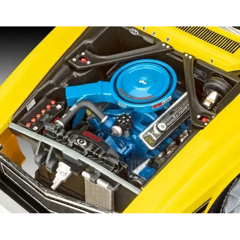 Plastmasas modelis 70 Shelby Mustang GT500 1/25