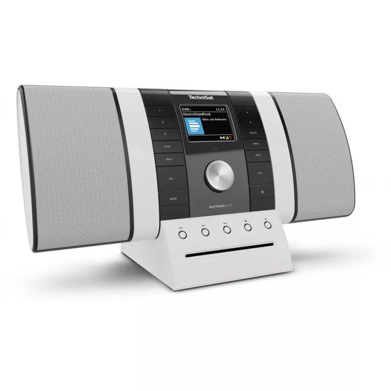 Portatīvs radio TECHNISAT Multyradio 4.0 SE melns/balts ar Bluetooth un USB