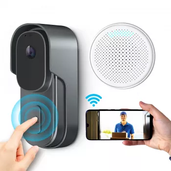 Video domofons Extralink SmartLife 1080p 5MP — ārējais bloks ar 1080p video un 5MP sensoru