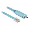 Seriālais kabelis DeLOCK 63914 USB Type-C RJ45 3m Zils