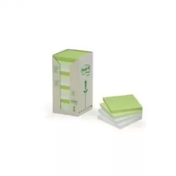 Pašlīmējošas uzlīmes 3M Post-It 654-1RPT, 76 x 76 mm, 100 gab. (16 loksnes)