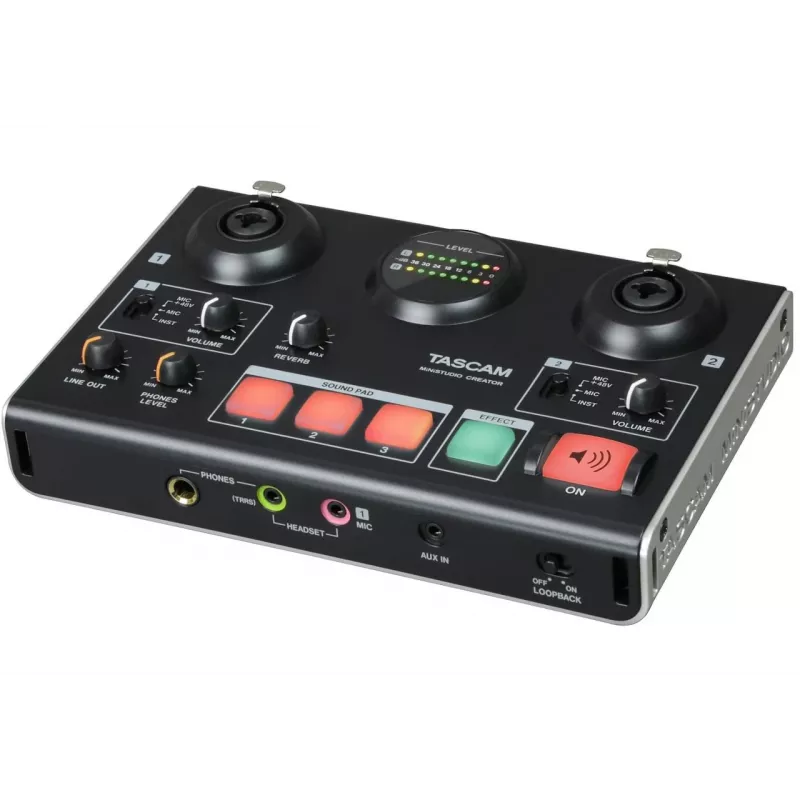 Audio interfeiss Tascam US-42B MiniStudio-Series 4-in/4-out USB, 24 bitu, 96 kHz, ar USB barošanu
