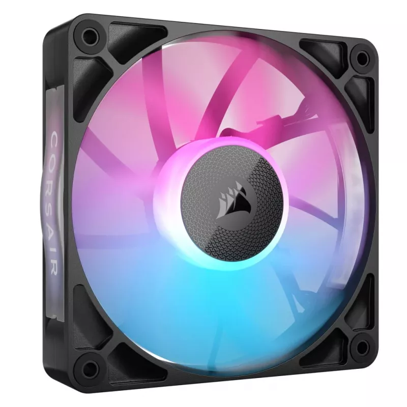 Korsāra iCUE LINK RX120 RGB ventilators 12 cm melns 400-2100 RPM