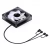 Dzesēšanas ventilators Jonsbo ZA-120 Reverse Blade PWM ARGB 120mm Melns