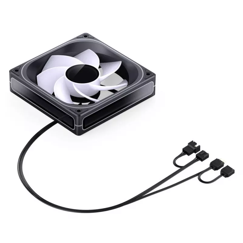 Dzesēšanas ventilators Jonsbo ZA-120 Reverse Blade PWM ARGB 120mm Melns
