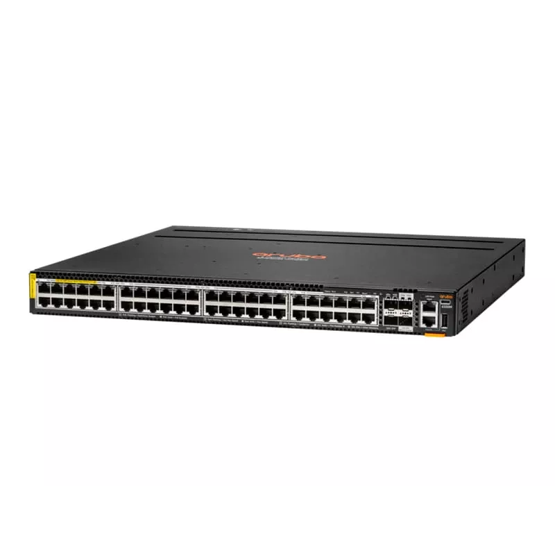 Pārvaldīts tīkla komutators HP Enterprise Aruba R8S90A 48x 5G Ethernet (100/1000/5000) PoE, RJ-45/USB-C konsole, 880 Gbit/s