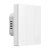 Sienas skārienvadības viedslēdzis Sonoff ZBM5-3C-86W, 3 kanālu Zigbee, 3 grupu, iebūvējams