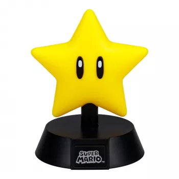 Galda lampa Paladone Super Mario Super Star Icon Light — dekoratīva LED naktslampiņa