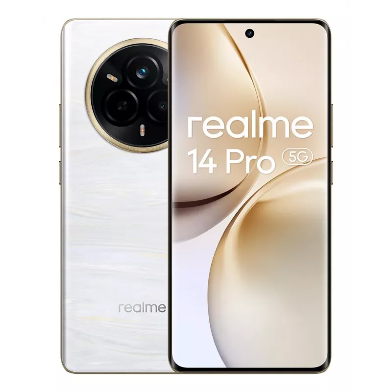 realme 14 Pro 5G 17.2 cm (6.77) Dual SIM Android 15 USB Type-C 8 GB 256 GB 6000 mAh Balts
