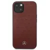 Mercedes MEHCP13SPSQRE iPhone 13 mini 5,4 sarkans/sarkans cietais vāciņš Ādas zvaigžņu raksts