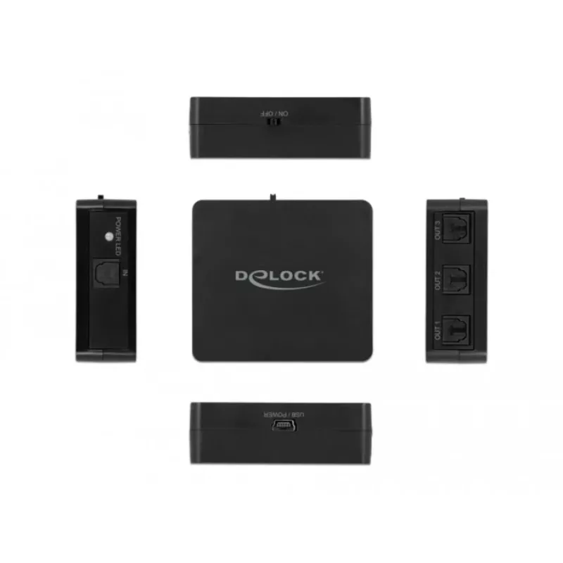 S/PDIF TOSLINK sadalītājs DeLOCK 63397