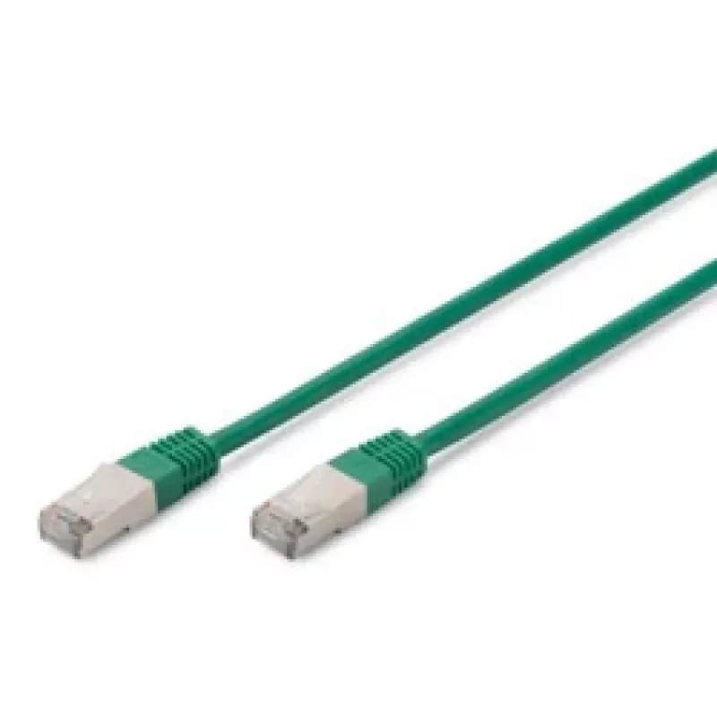 Tīkla kabelis Digitus CAT 5e SF/UTP RJ-45 0,5m zaļš