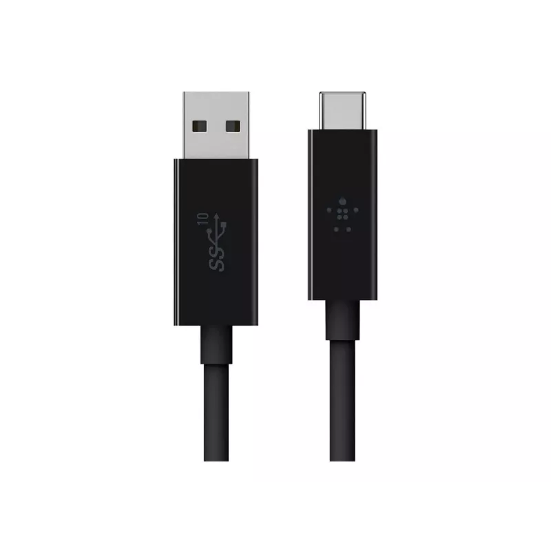 USB kabelis Belkin USB-A - USB-C 0.9m F2CU029BT1M-BLK